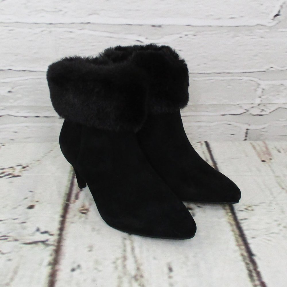 Alfani Hansonn Step 'N Flex Suede Ankle Booties - Picture 1 of 8
